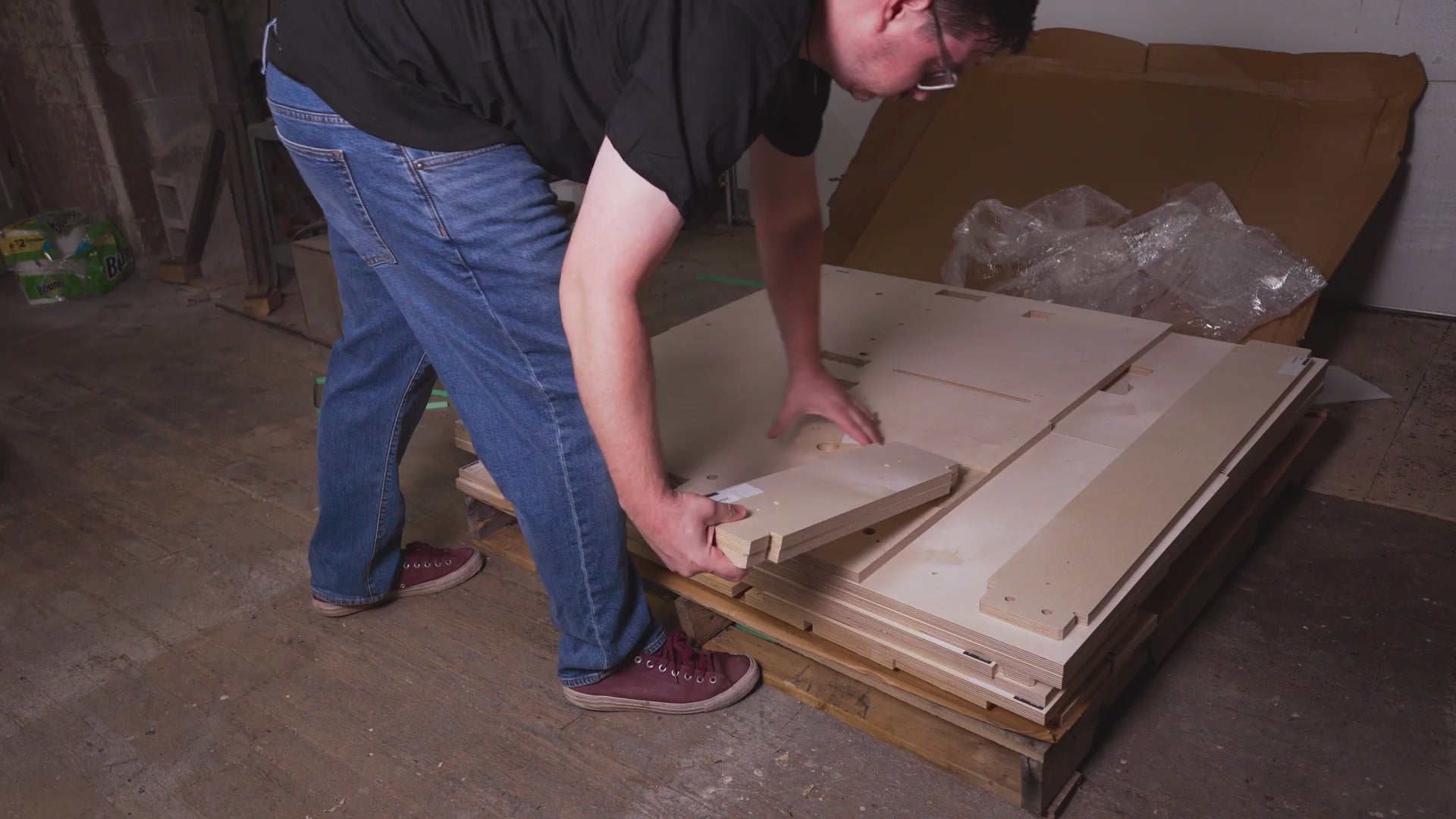 Load video: Compass Rose Bench Build Video